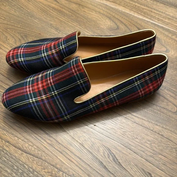 J. Crew Stewart Tartan Smoking Loafer - Picture 6 of 6